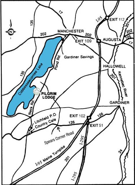 Pilgrim Lodge Map